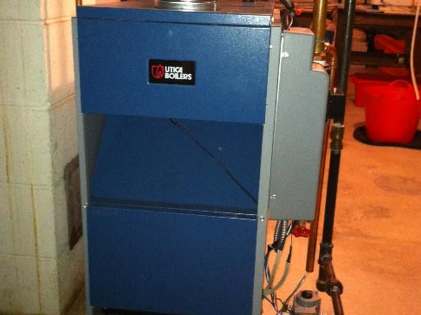 repairing a boiler by TRS in Milton